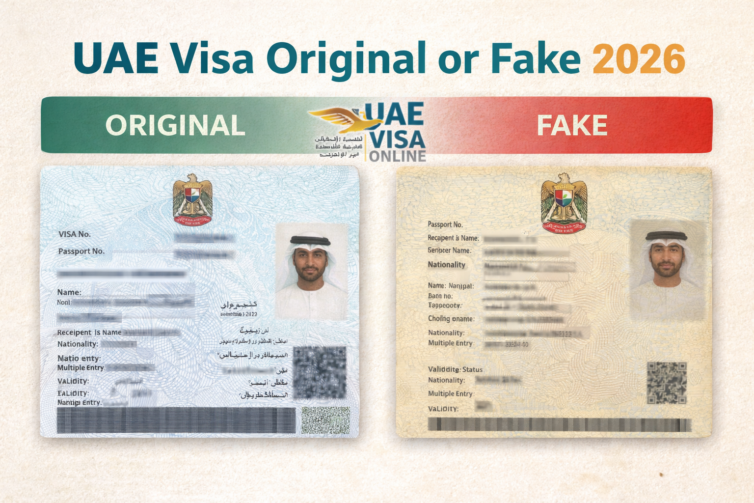 Uae Visa Original Or Fake 2026 | How To Check & Verify Online