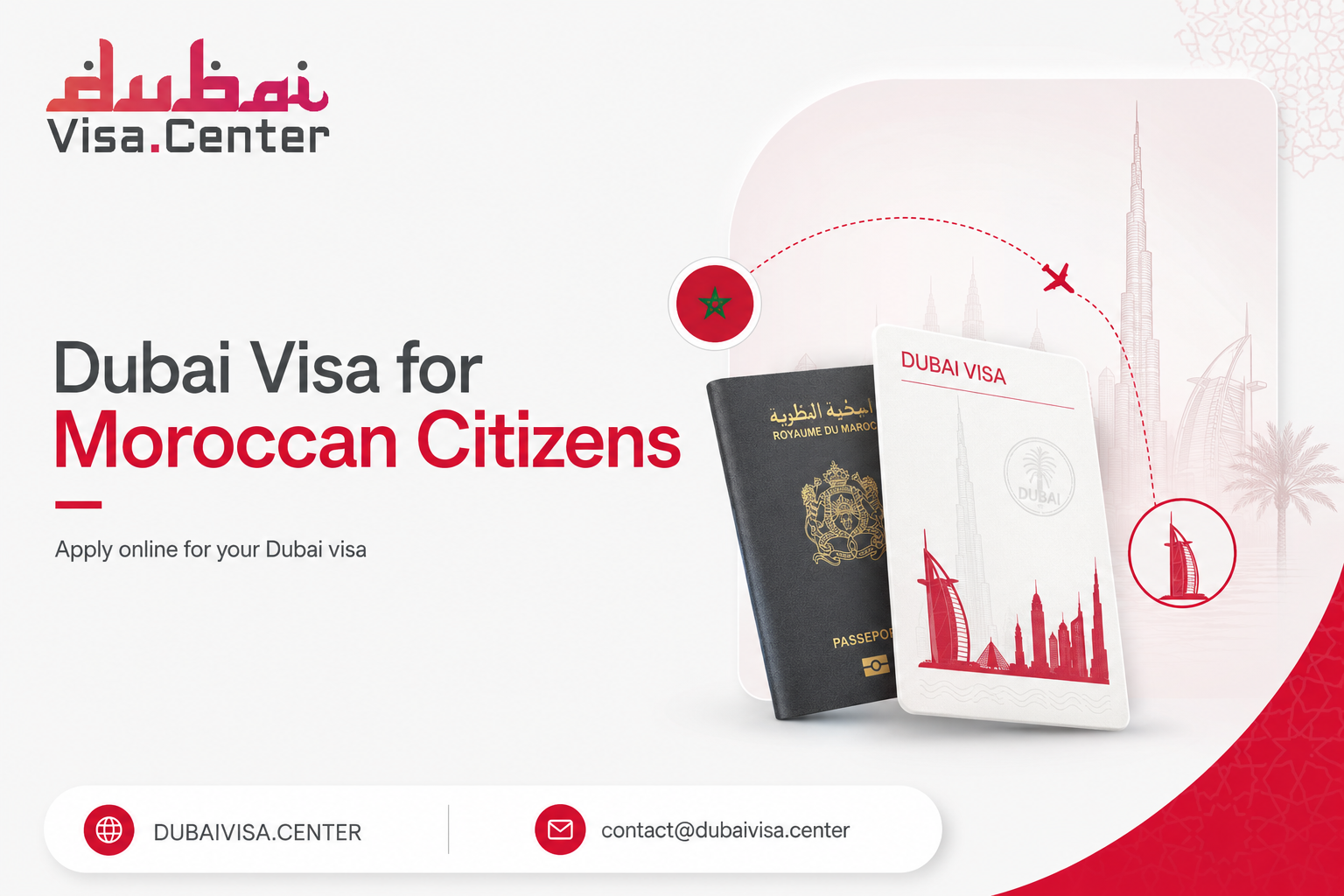 Dubai Visa For Moroccans 2026 | Dubaivisa.center