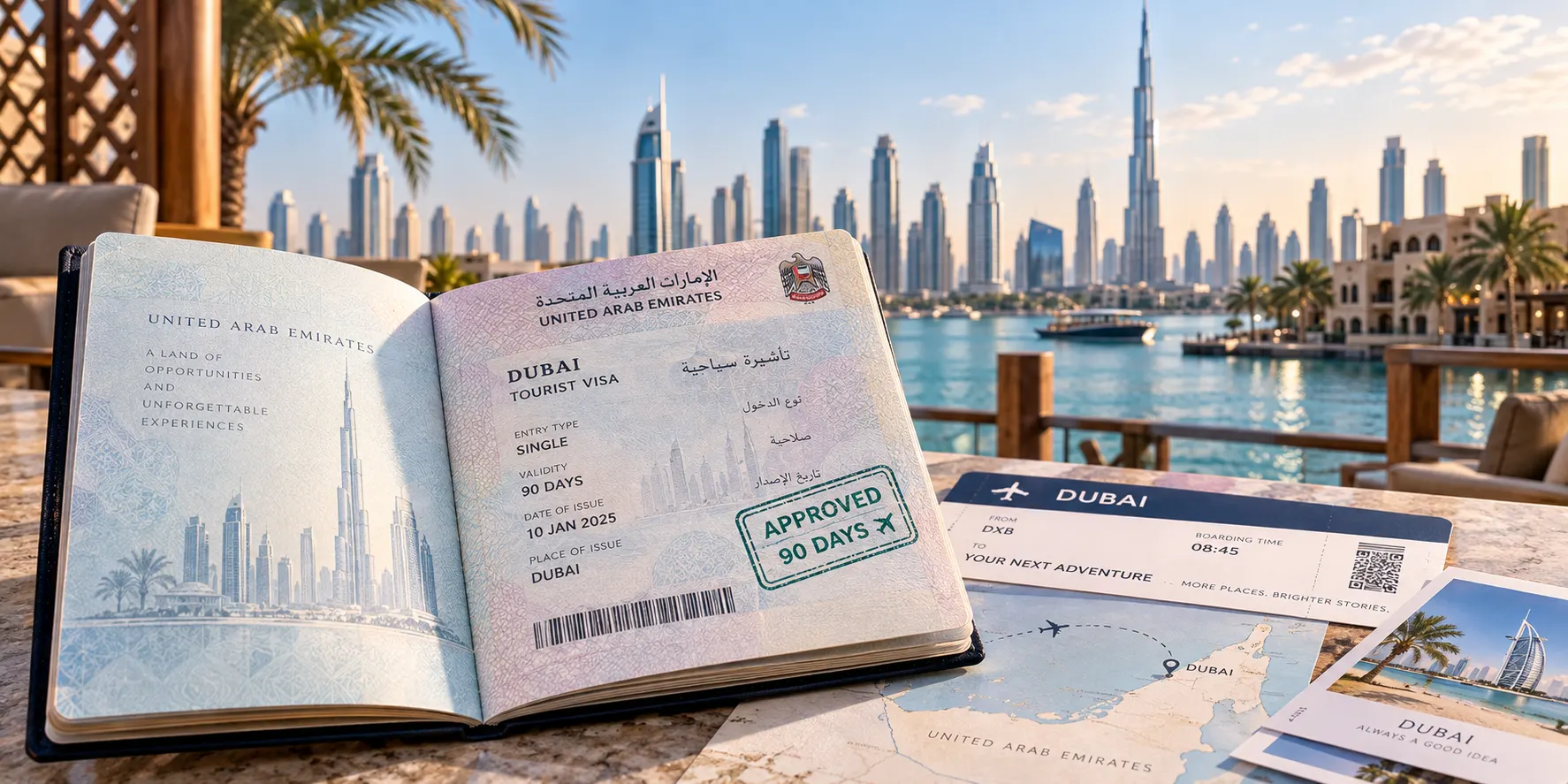 Dubai 90 Days Tourist visa