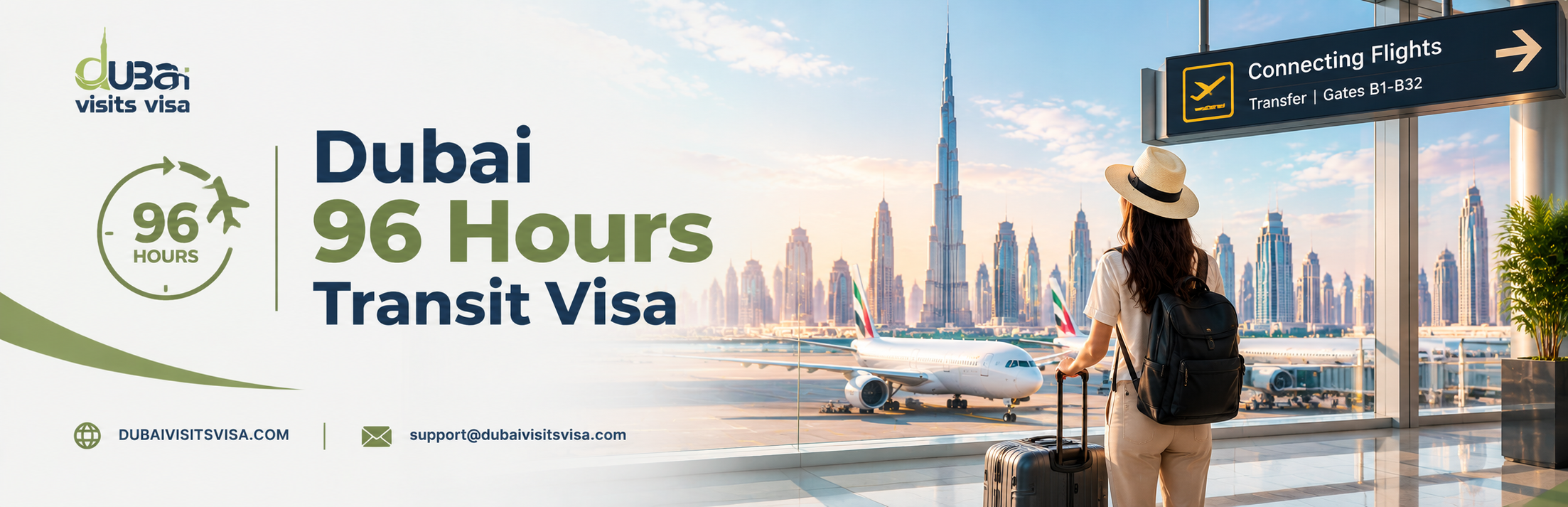 Dubai 96 Hours Transit Visa 2026 | Price & Apply Online