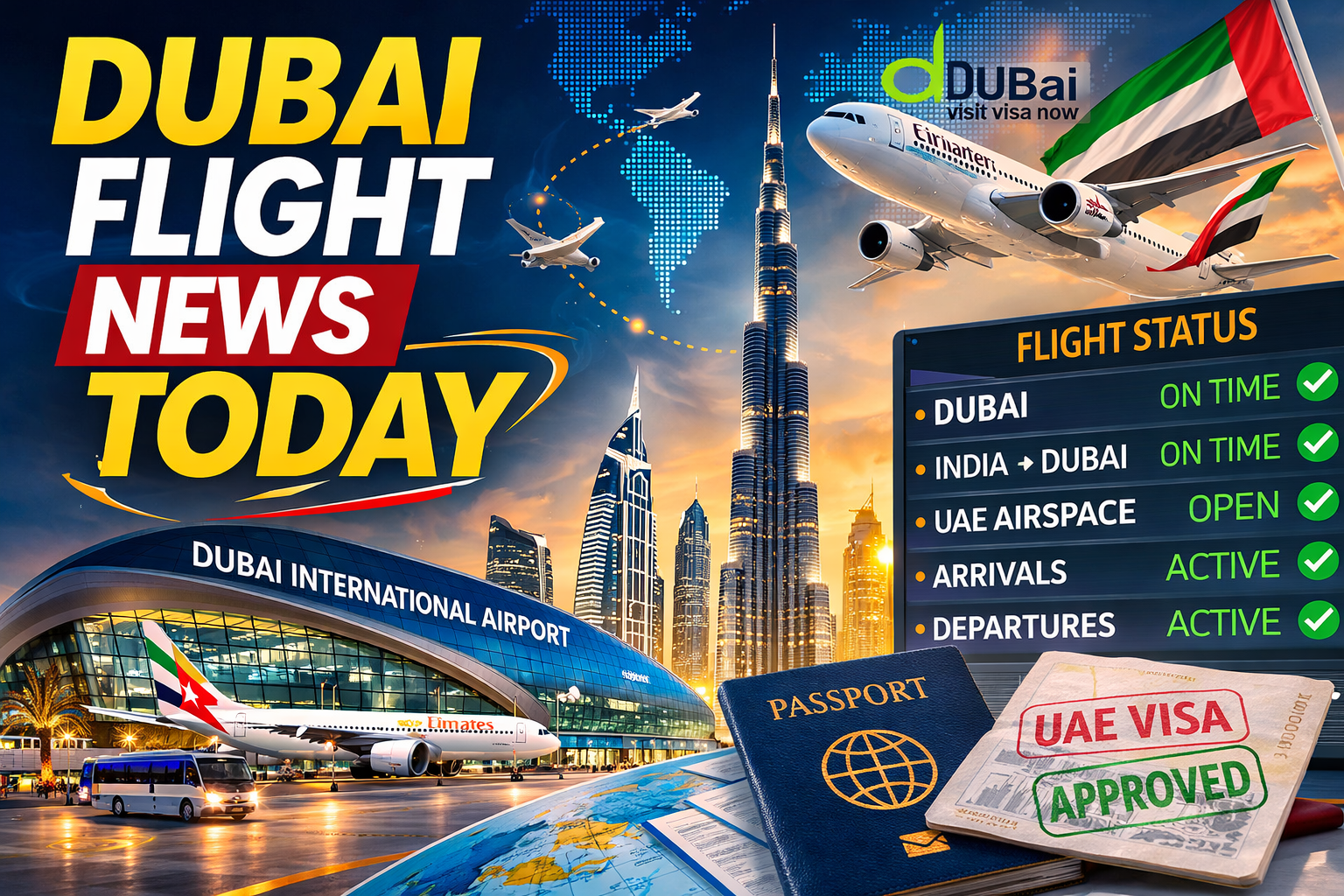 Dubai Travel News Today: Safety, Flights and Airport Update