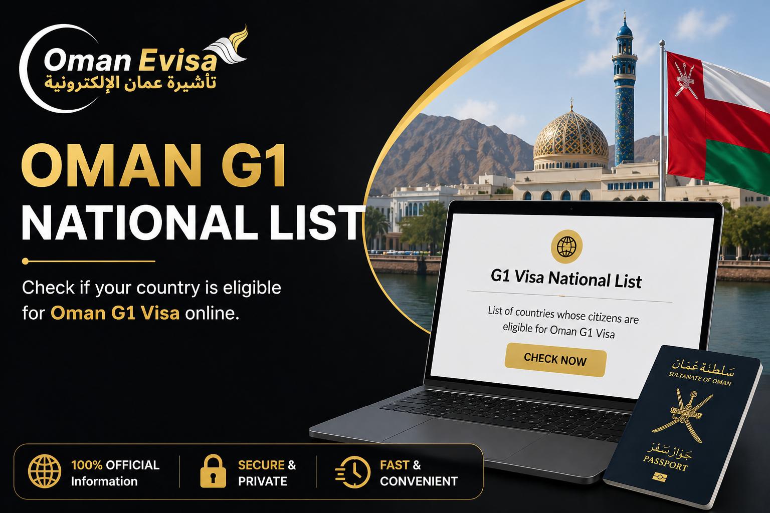 Oman G1 Countries Visa - Eligibility, Requirements & Apply Online
