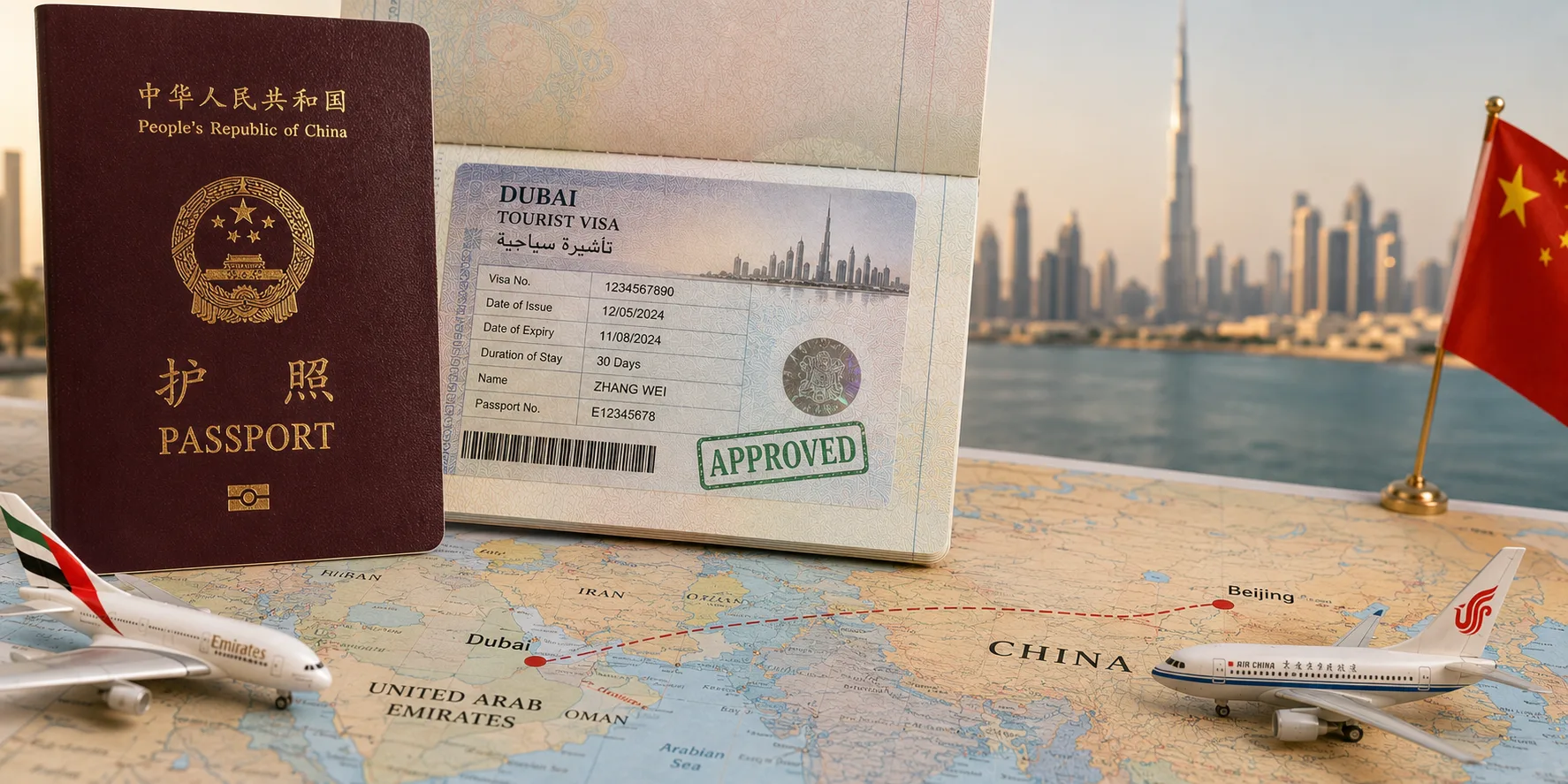 Chinese Citizens Dubai Visa Fully Guide