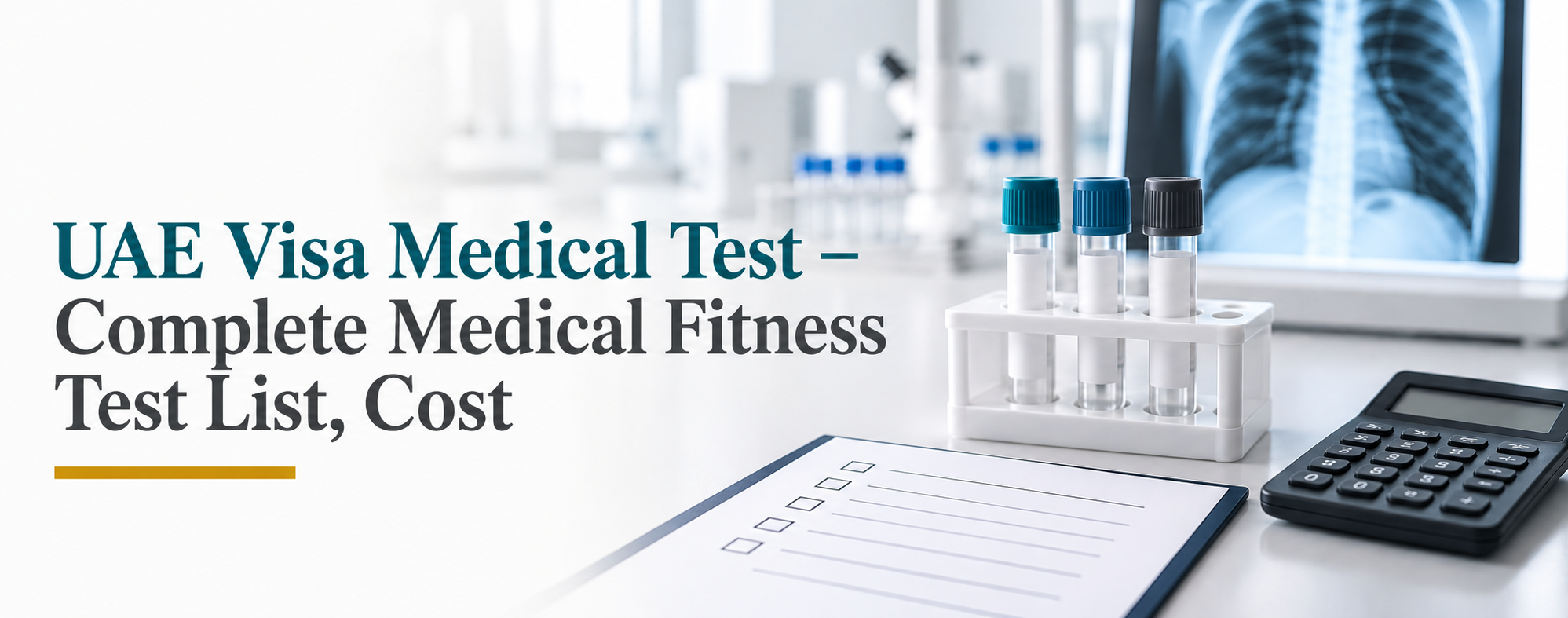 UAE Visa Medical Test 2026 | List, Cost & Fitness Guide