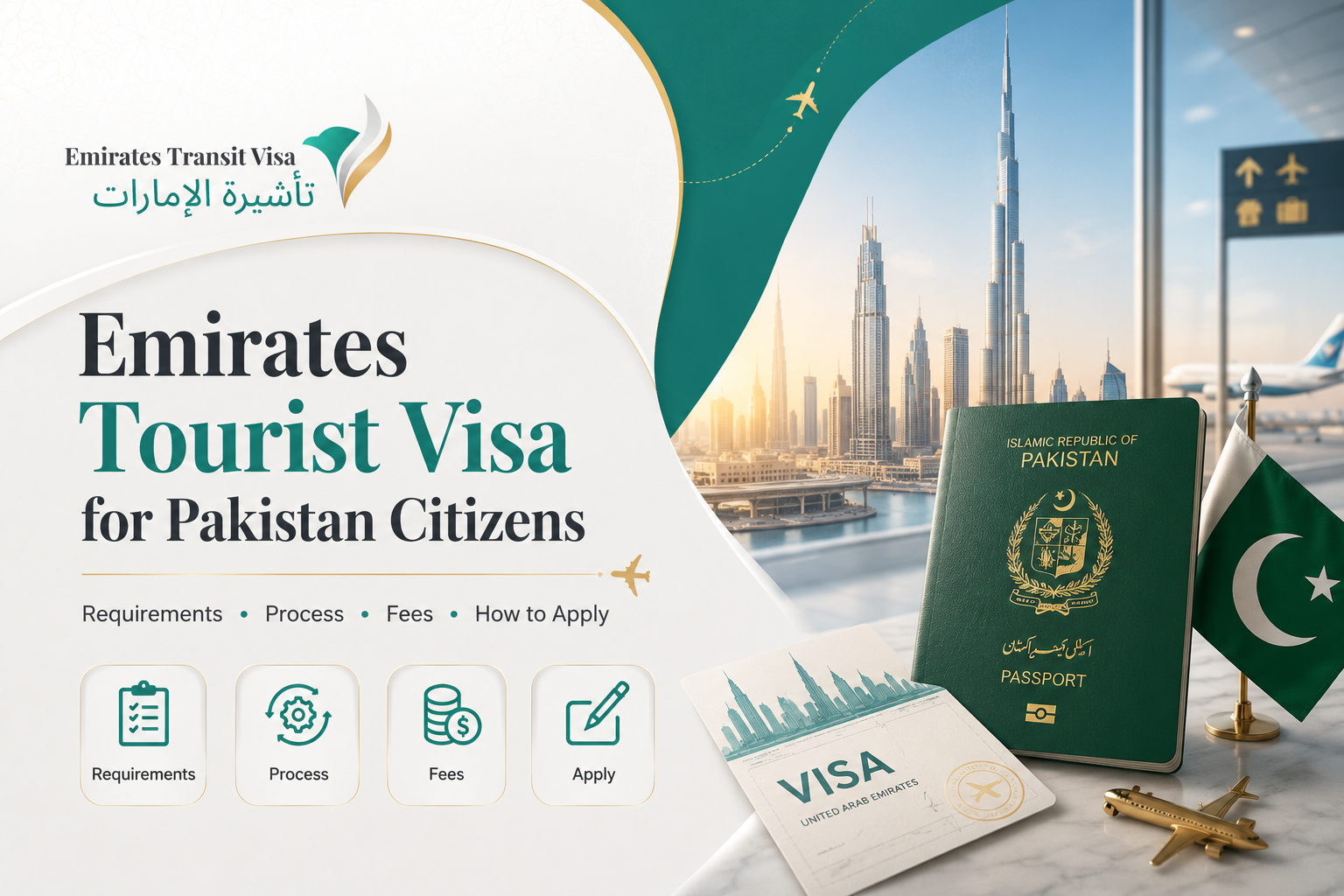 Emirates Tourist Visa from Pakistan 2026 | Requirements & Application Guide