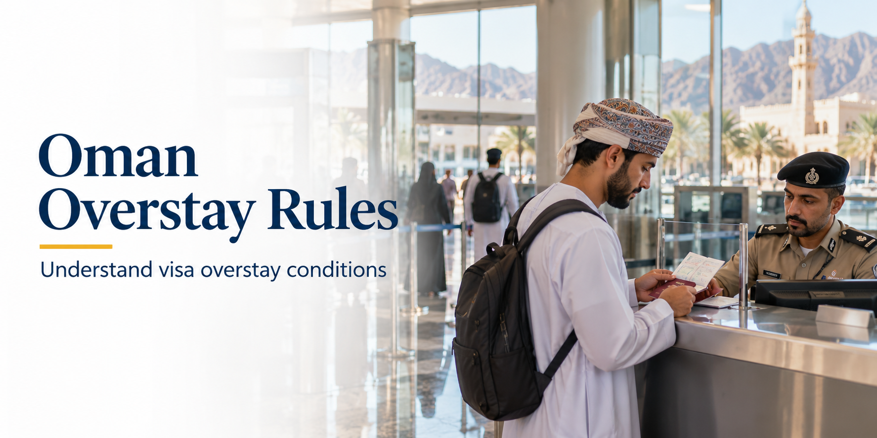 Overstaying in Oman 2026 - Penalties, Fines & How to Extend Your Visa Online