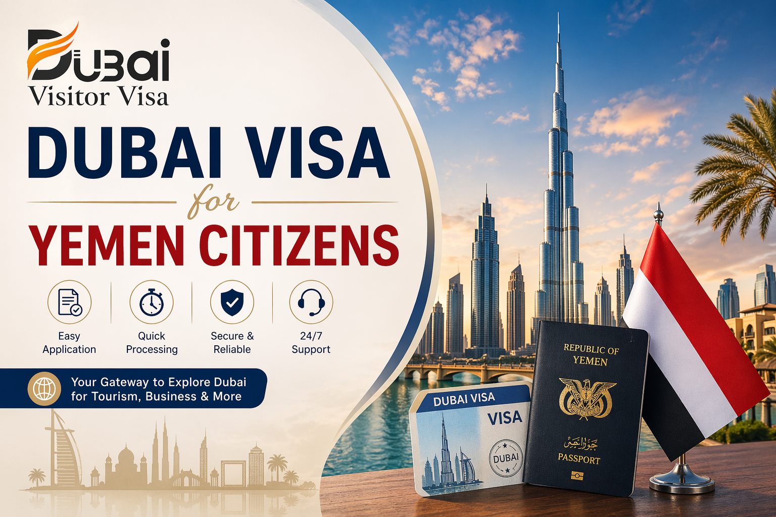 Dubai Visa For Yemeni Citizens 2026: Rules & Apply
