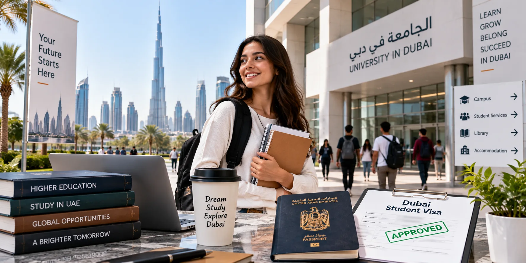 Dubai Student Visa Information.