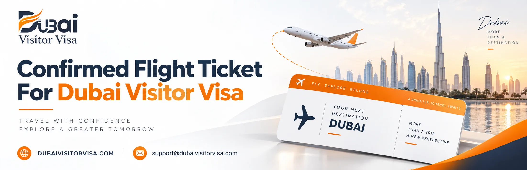 Confirmed Flight Ticket for Dubai Visitor Visa - 2026 Rules