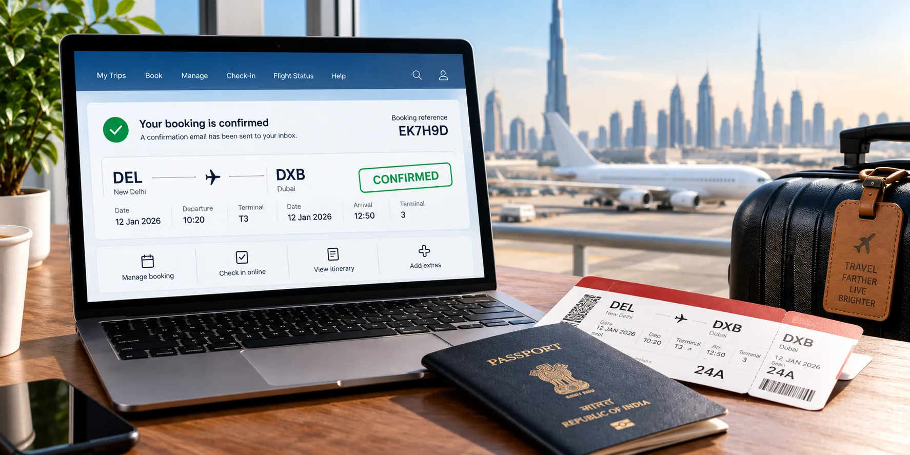 Confirmed Flight Ticket For Dubai Visitor Visa Guide