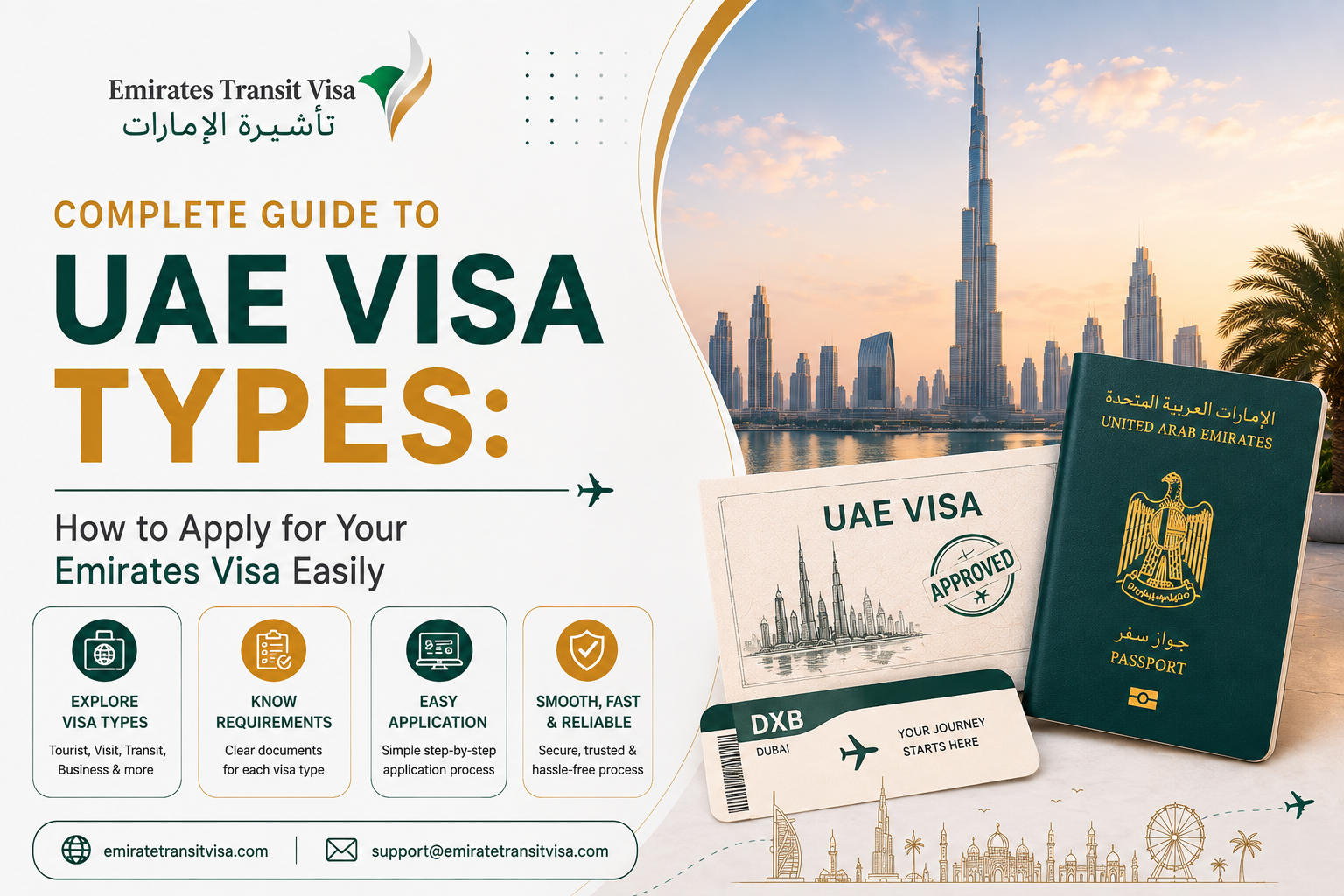 Uae Visa Types 2026 | Emirates Visa Application & Eligibility Guide