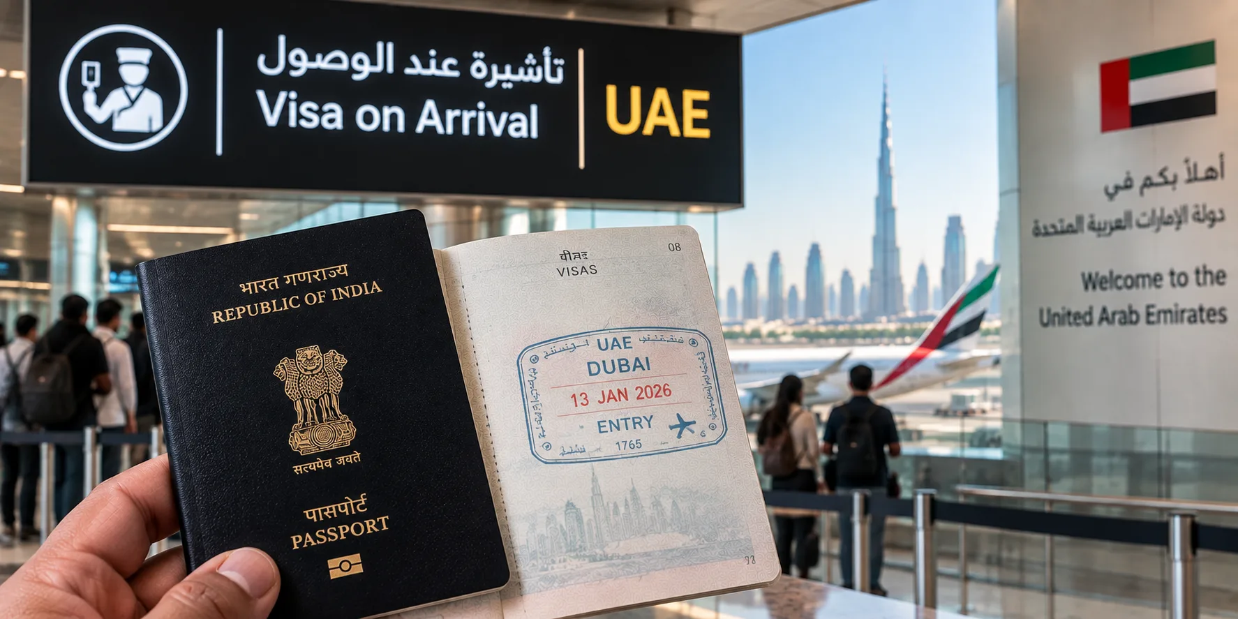 UAE Visa on Arrival for Indians With US Visa