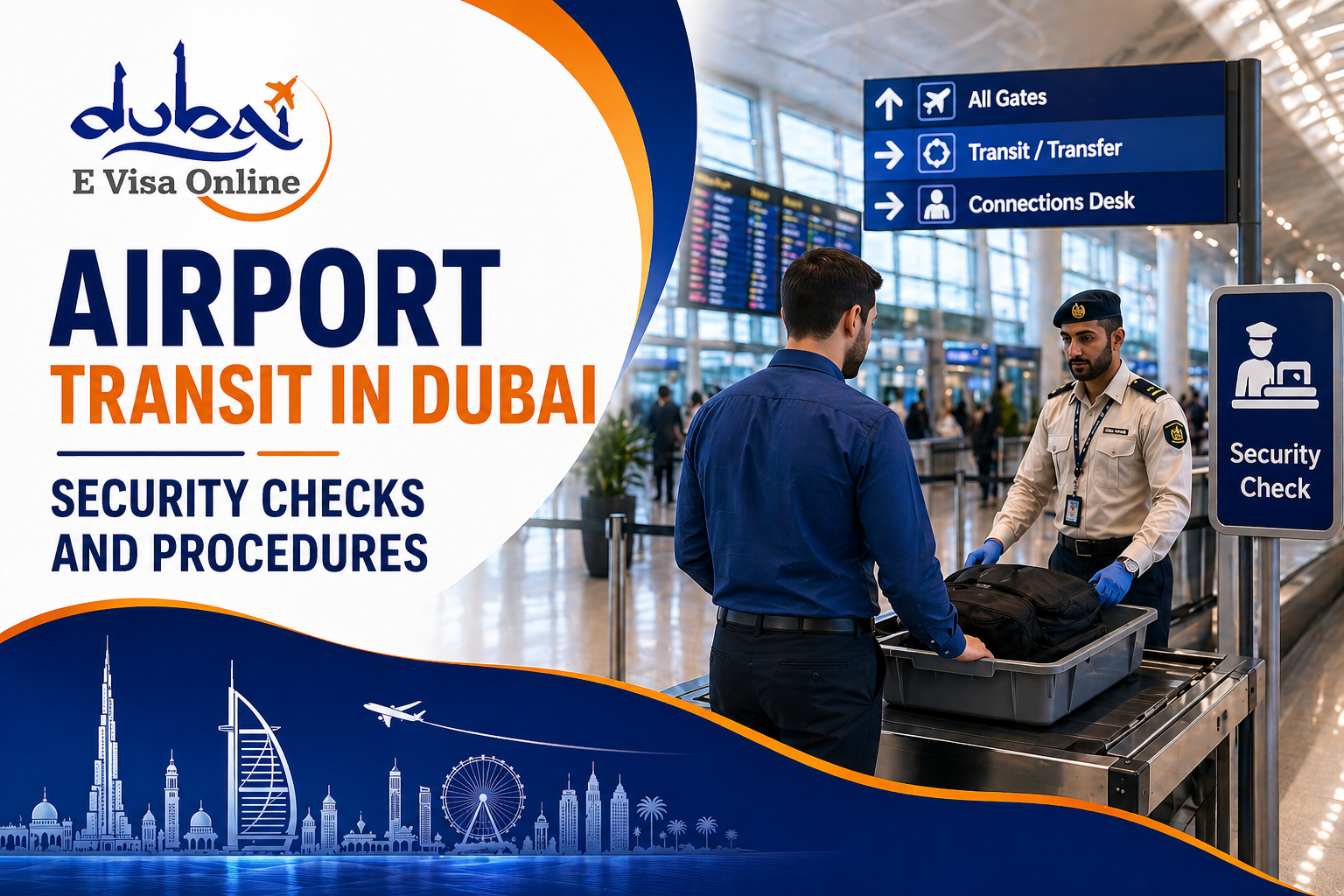 Dubai Airport Transit & Security Check Guide 2026 | Apply Transit Visa Online