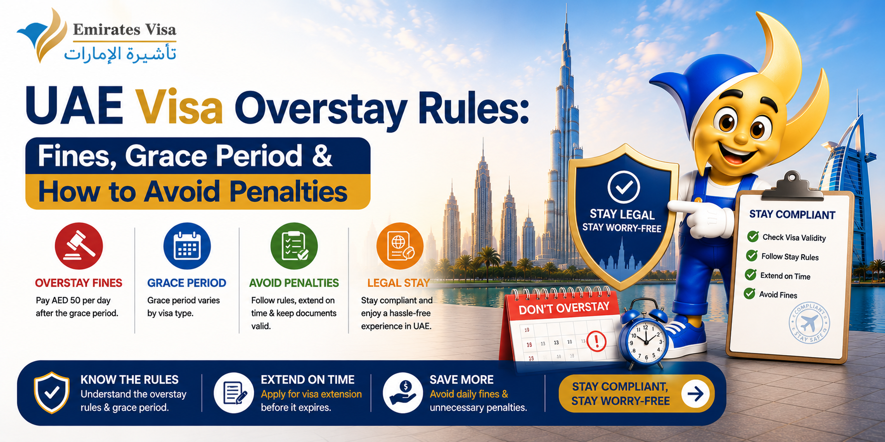 Uae Visa Overstay Rules: Fines, Grace Period & How To Avoid Penalties