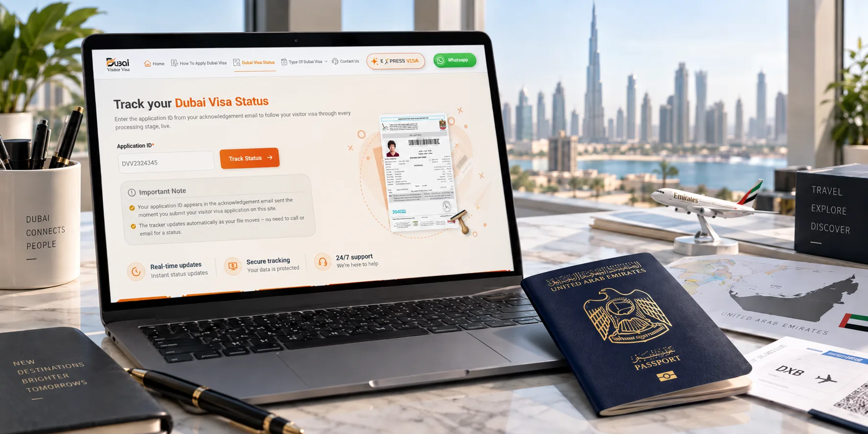 UAE Visa Status Check Online by Passport Number