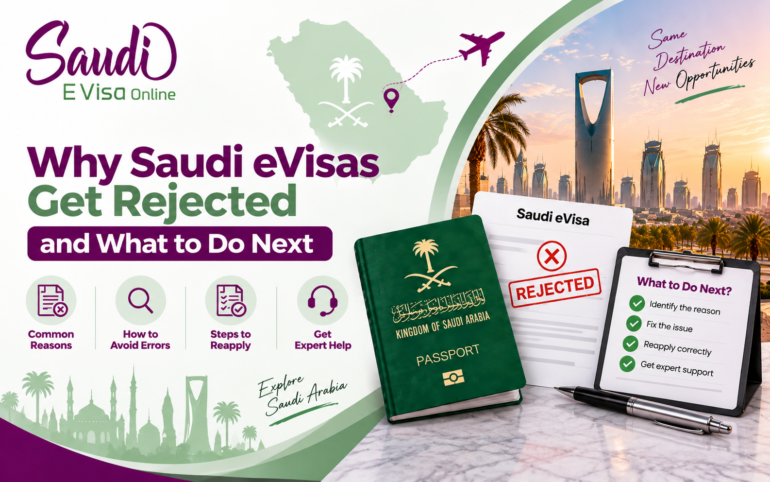 Saudi eVisa Rejected?
