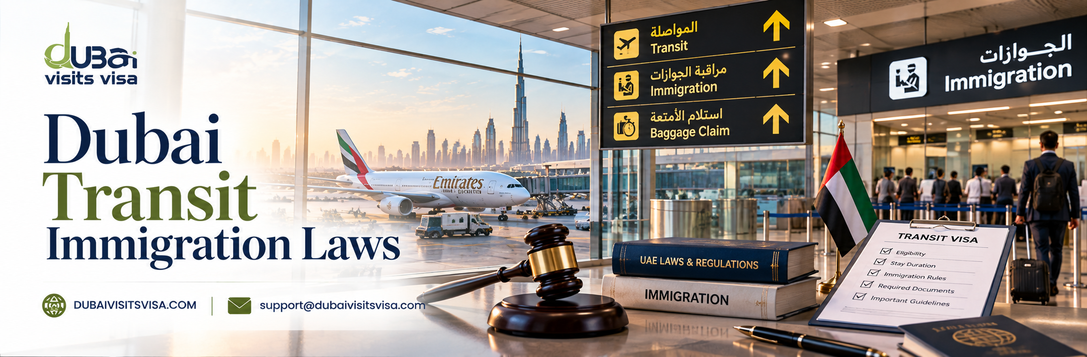 Avoid Fines - Dubai Transit Visa Rules, Entry & Immigration Laws