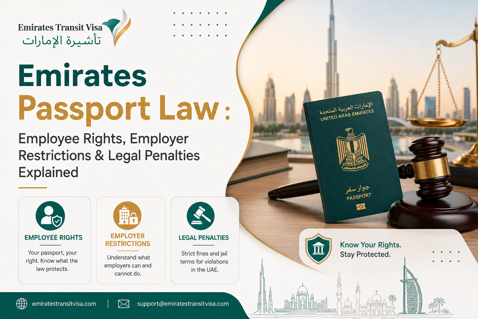 UAE Passport Law 2026 - Know Your Rights & Legal Penalties for Passport Confiscation