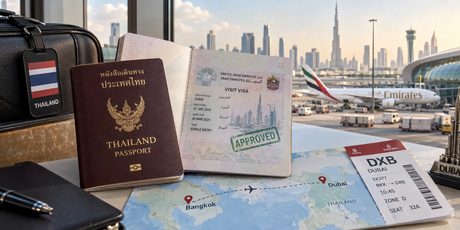 Dubai and UAE Visa for Thai Citizens in 2026