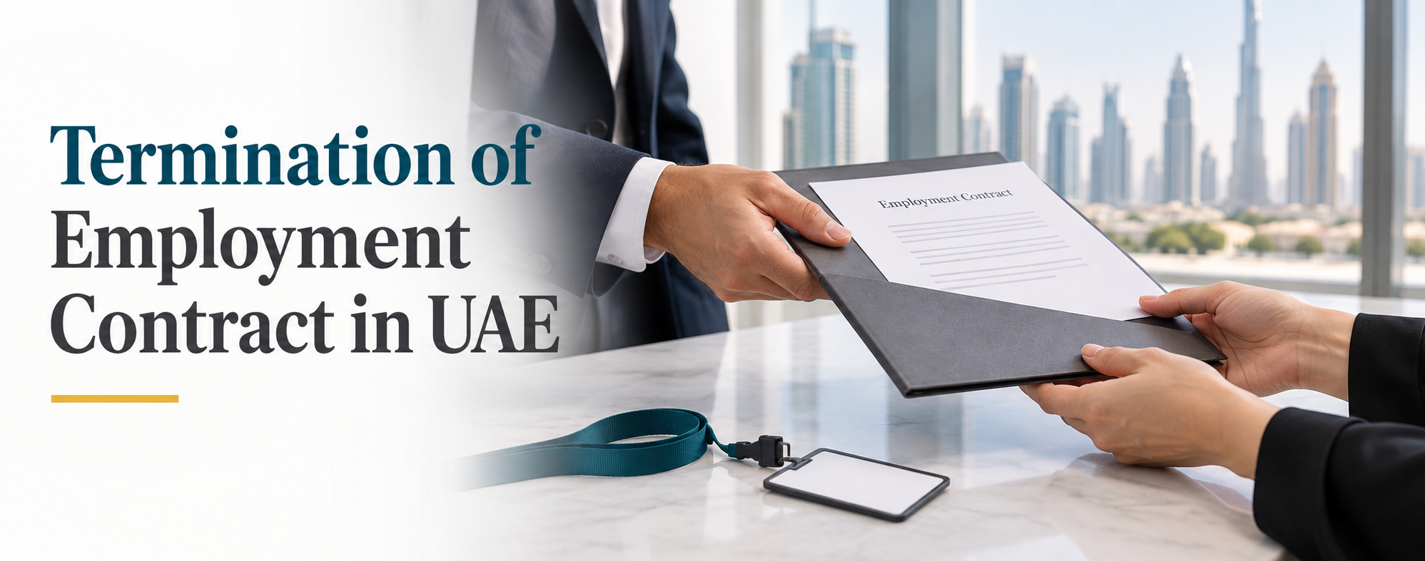 Termination of Employment Contract in UAE | Legal Guide 2026