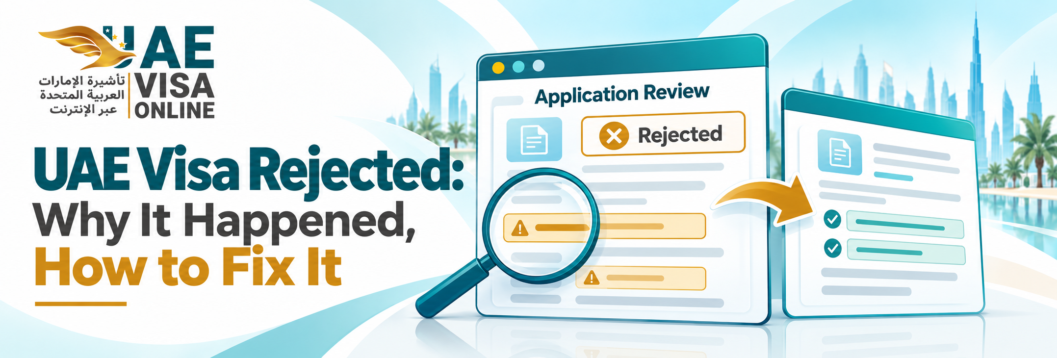 UAE Visa Rejected 2026 | Fix Rejection & Reapply in 24 Hours