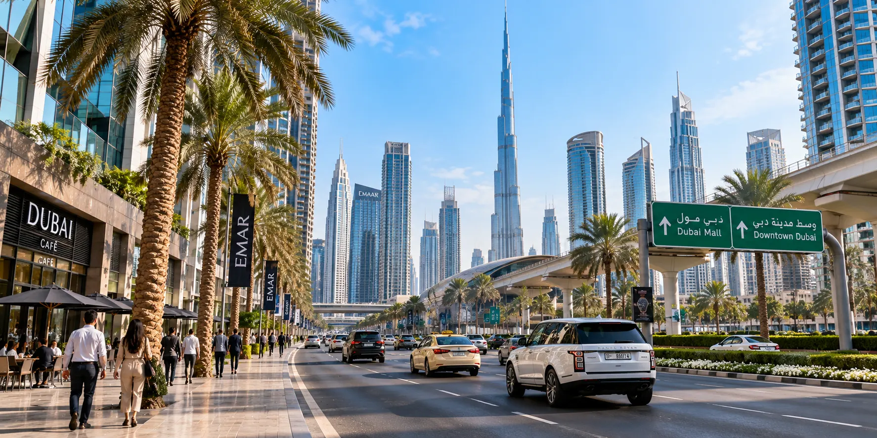 famous streets in Dubai