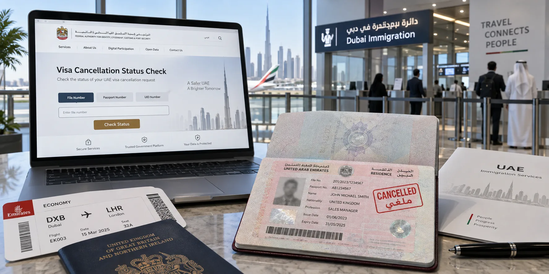 Visa Cancellation Status Check Uae Online | Icp & Gdrfa Guide