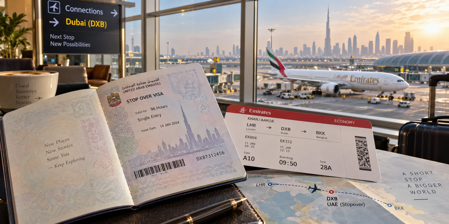 UAE Stopover Visa Guide for Dubai Abu Dhabi and Sharjah Transit
