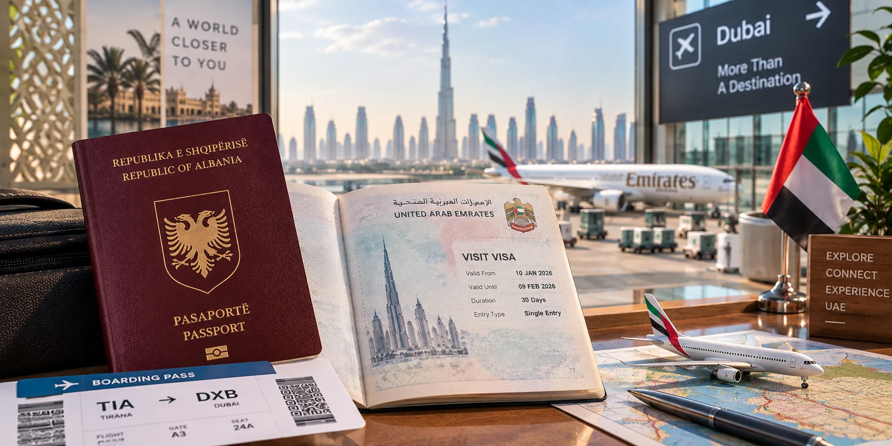 UAE Visa for Albanian Citizens