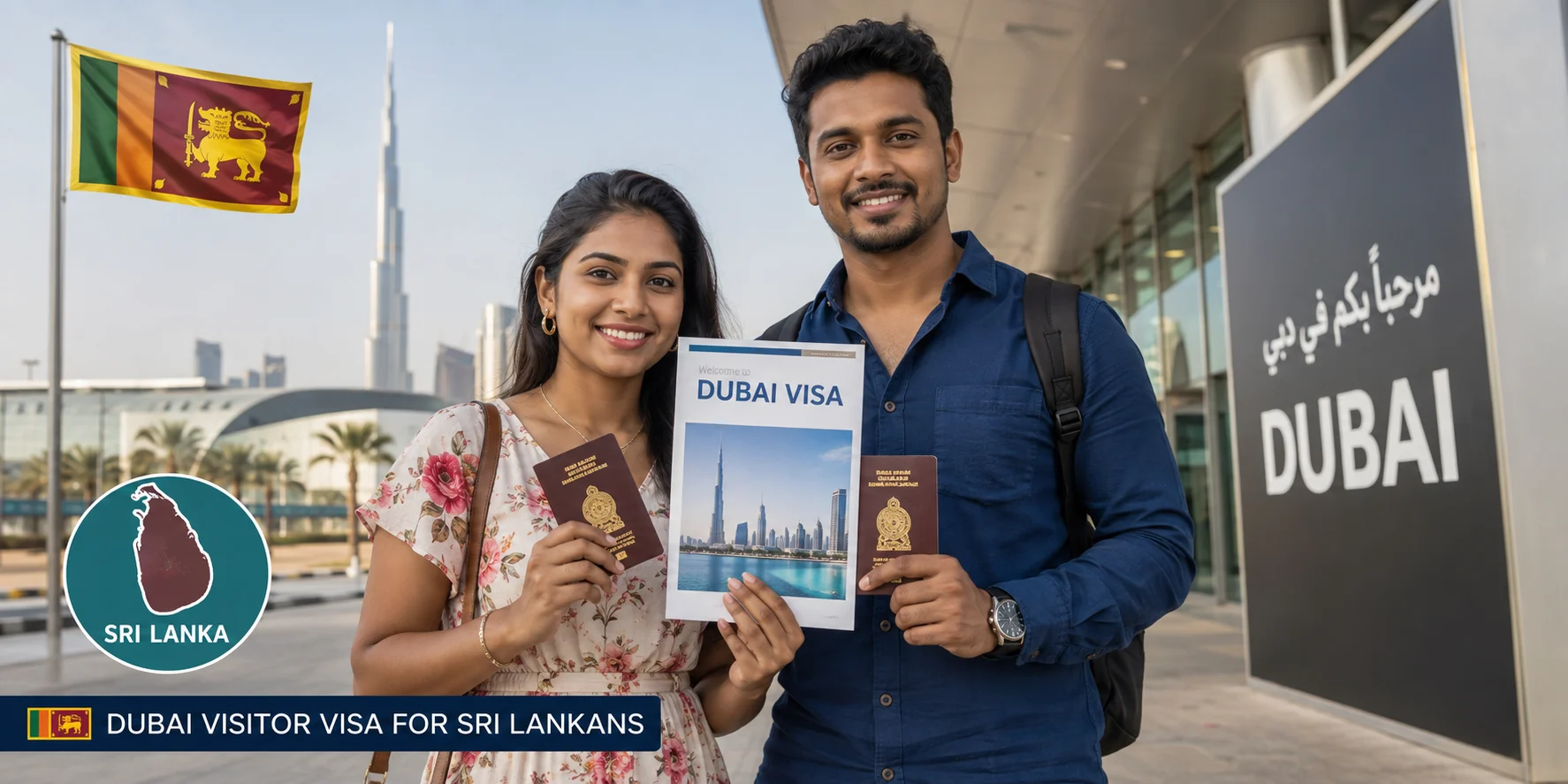 Dubai visitor visa from Sri Lanka for Sri Lankan passport holders
