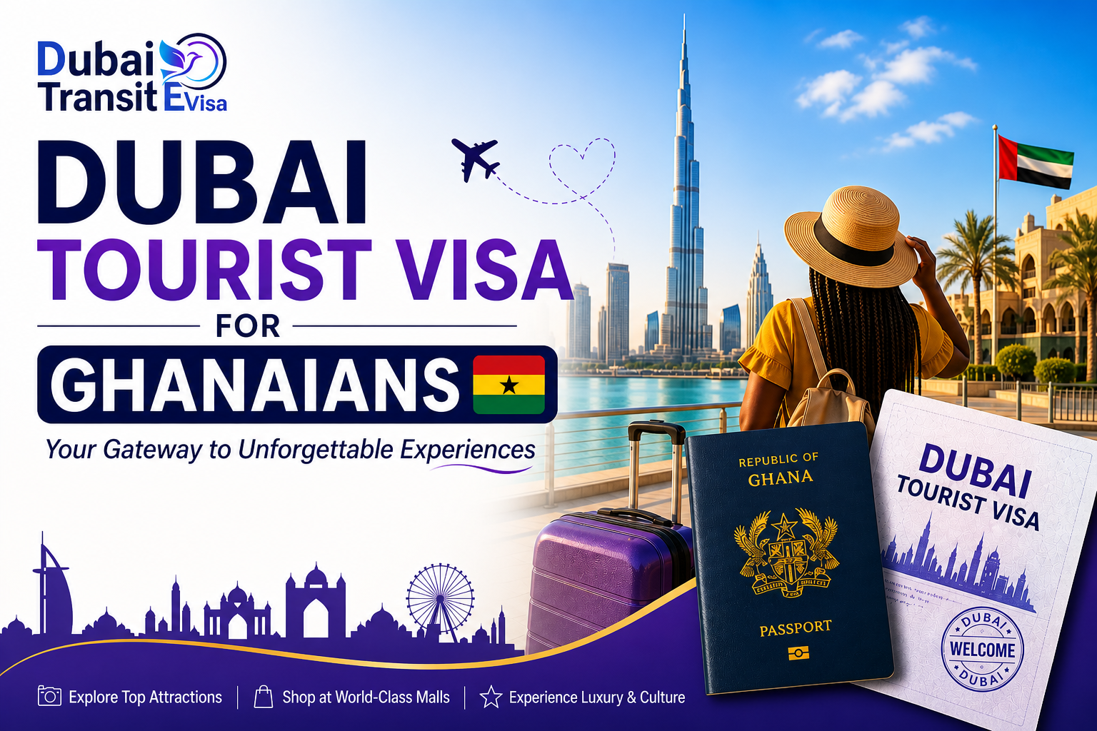 Dubai Visa For Ghanaians 2026 | Requirements, Fees, Processing & Application