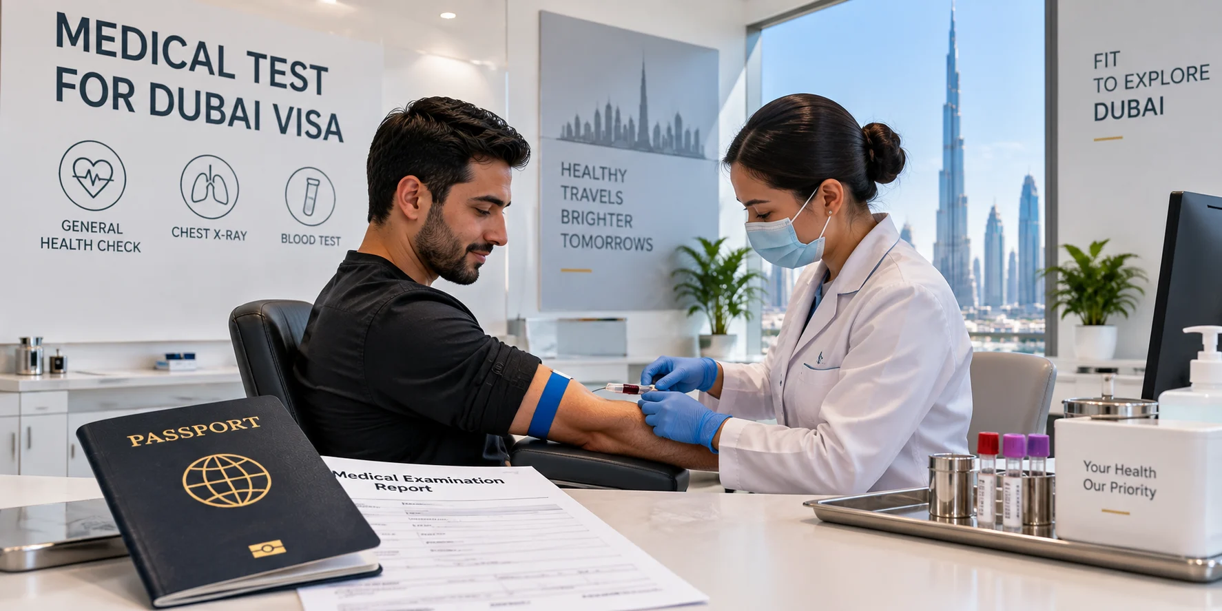 Centre hours and fast-service options vary across Dubai.
