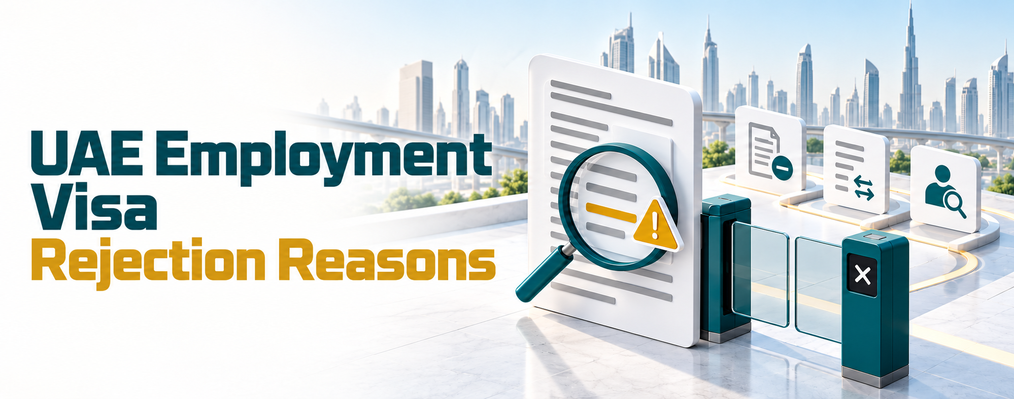 UAE Employment Visa Rejection Reasons 2026 | Avoid Work Visa Denial