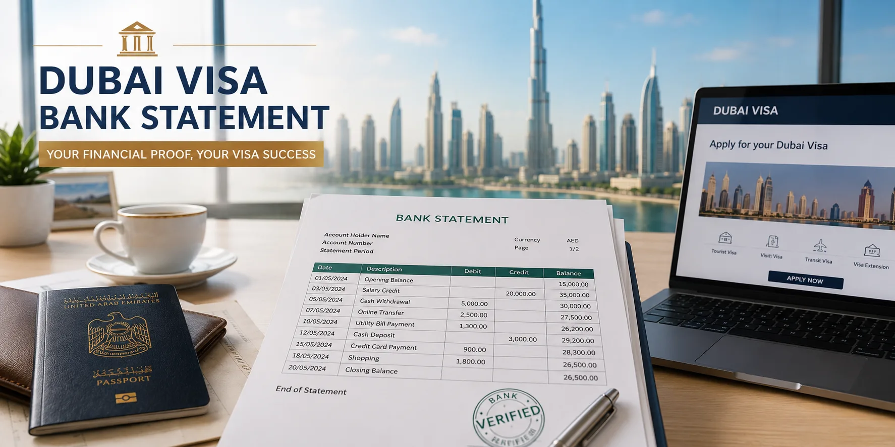 Dubai Visa Bank Statement Requirement