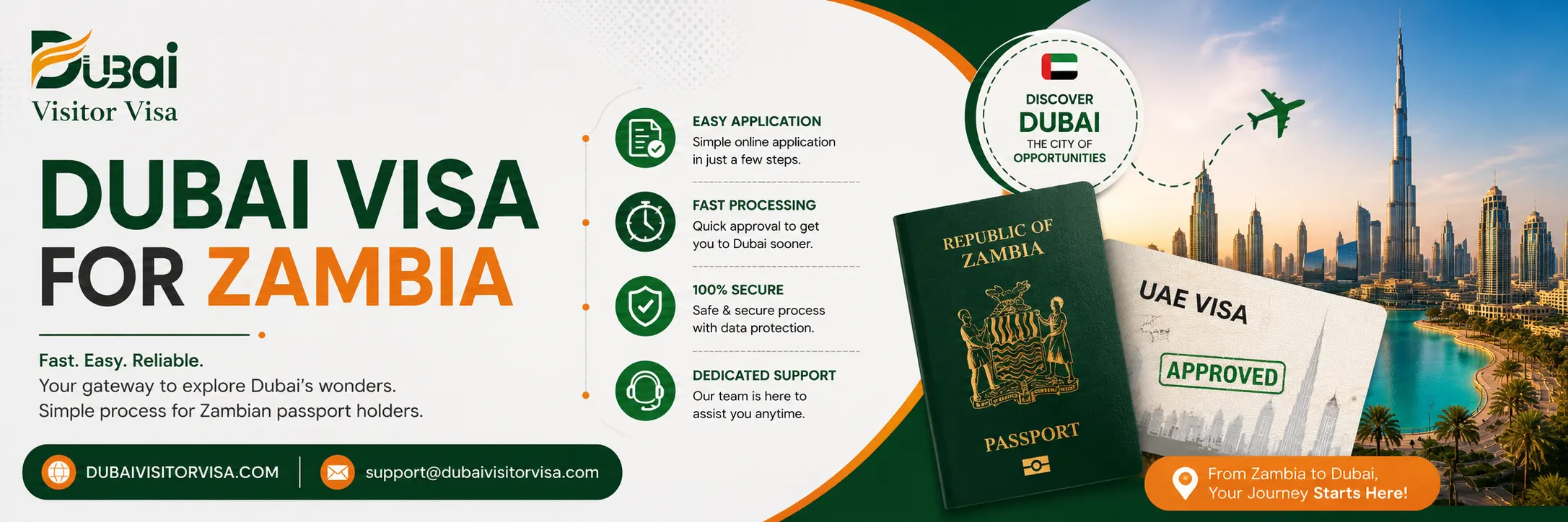 Dubai Visa for Zambia Passport Holders 2026: Apply