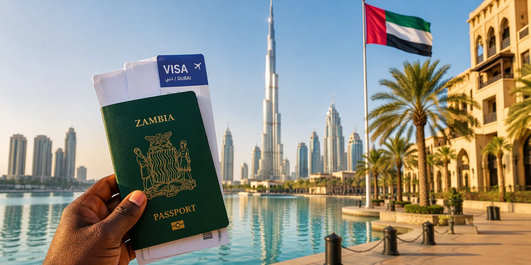 Dubai visa documents for Zambian passport holders