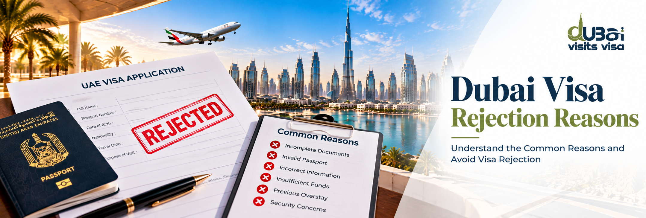 Dubai Visa Rejection Reasons 2026 | Avoid Refusal