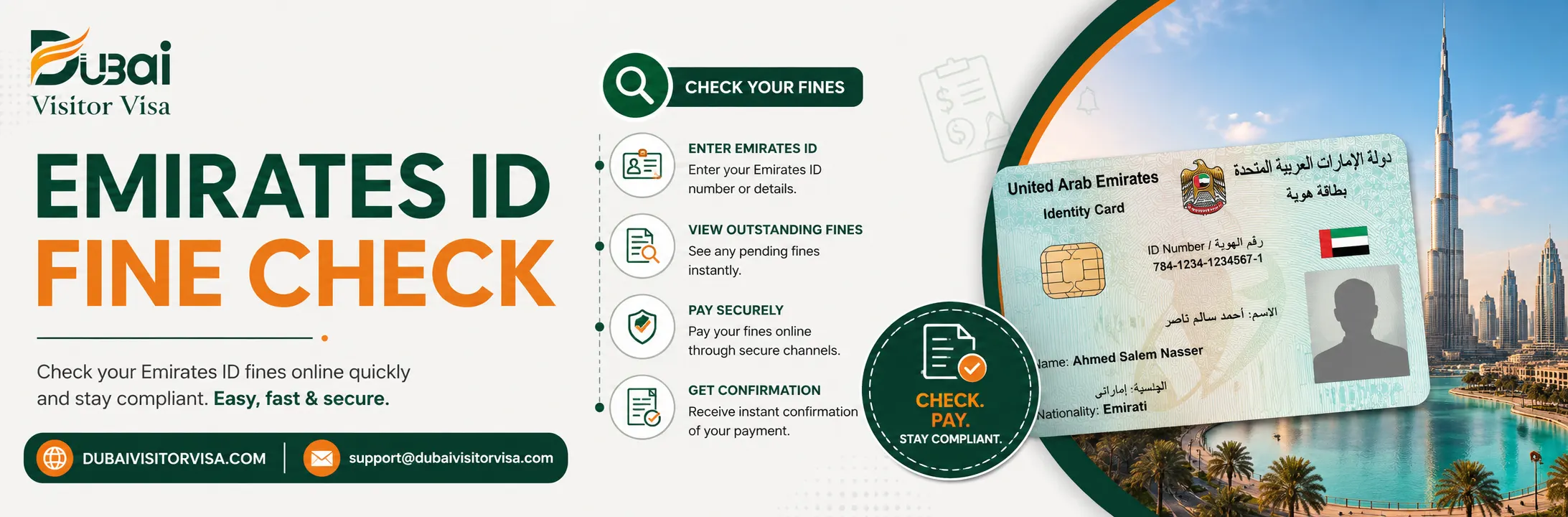 Emirates ID Fine Check: ICP Renewal Fee & GDRFA Fines Inquiry