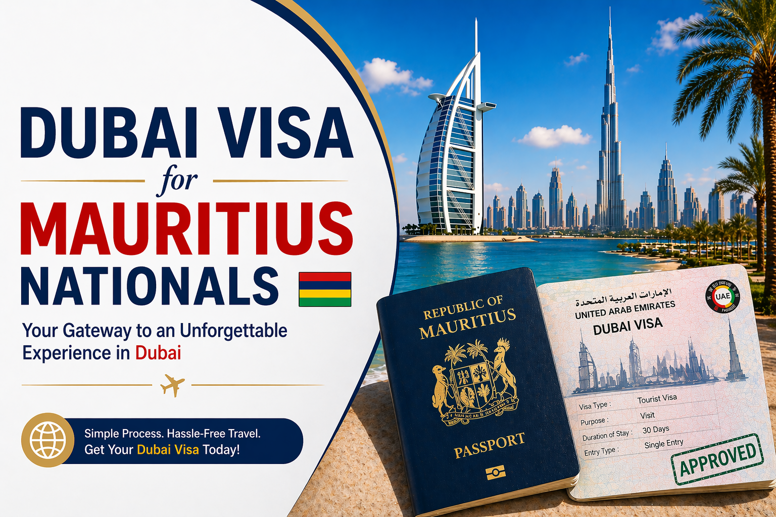 Dubai Visa For Mauritius Citizens 2026: 30-day Visa On Arrival