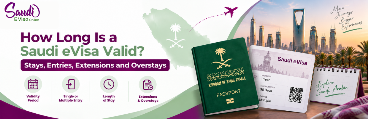 Saudi eVisa Validity, 90-Day Stays