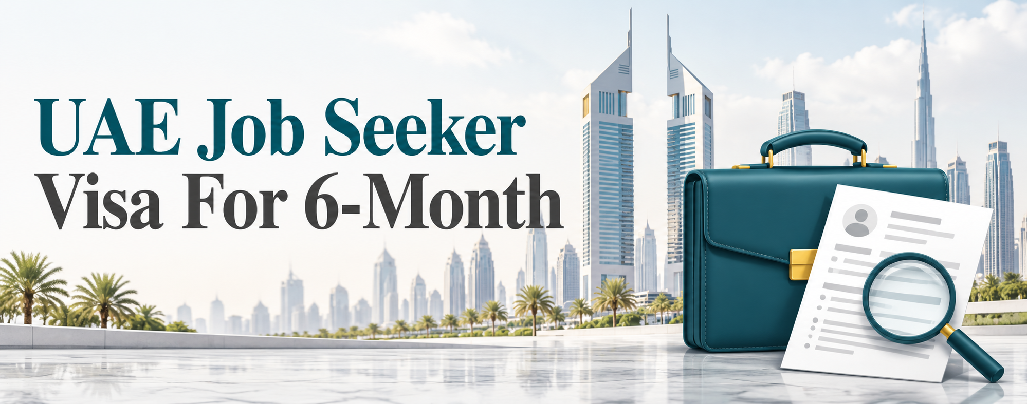 UAE Job Seeker Visa 2026 | Apply Online for 6-month Dubai & Abu Dhabi Job Seeker Visa