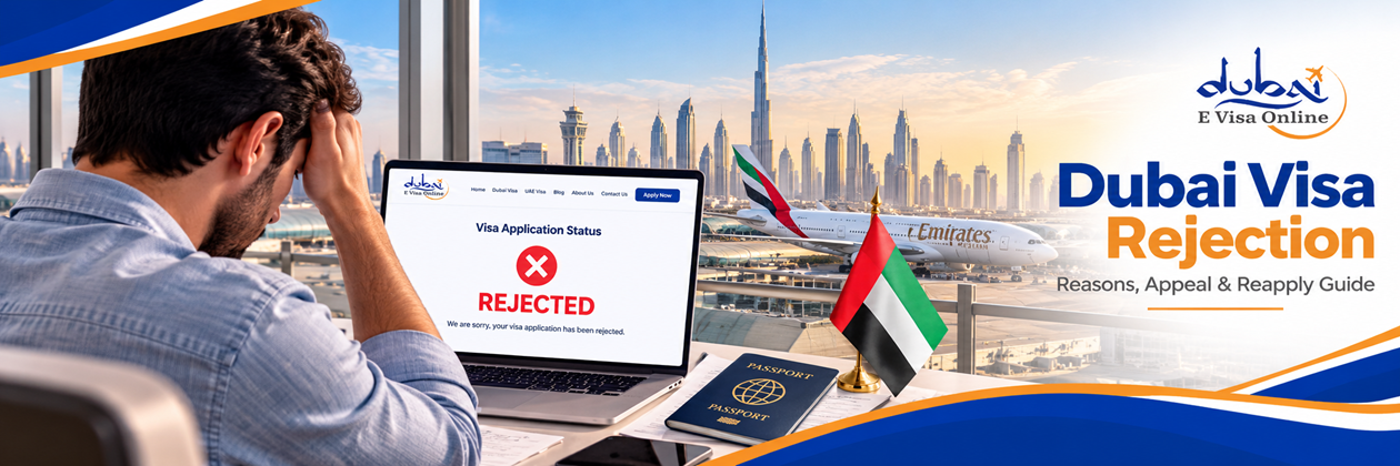 Dubai Visa Rejection 2026 - Reasons, Status Check & Reapply Process
