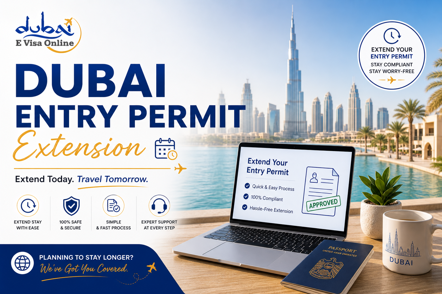 Dubai Entry Permit Extension Service 2026 | Extend Entry Permit Online Dubai