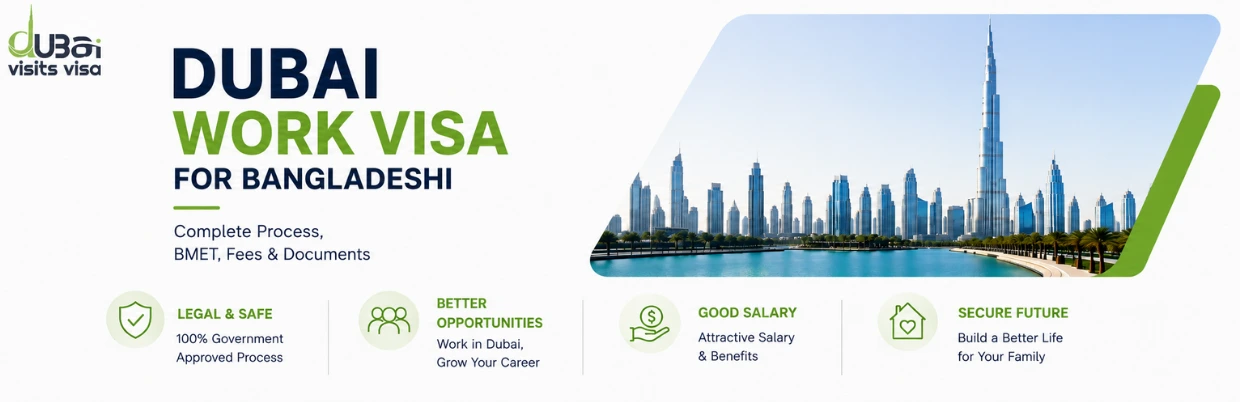 Dubai Work Visa for Bangladesh | Online Apply Guide