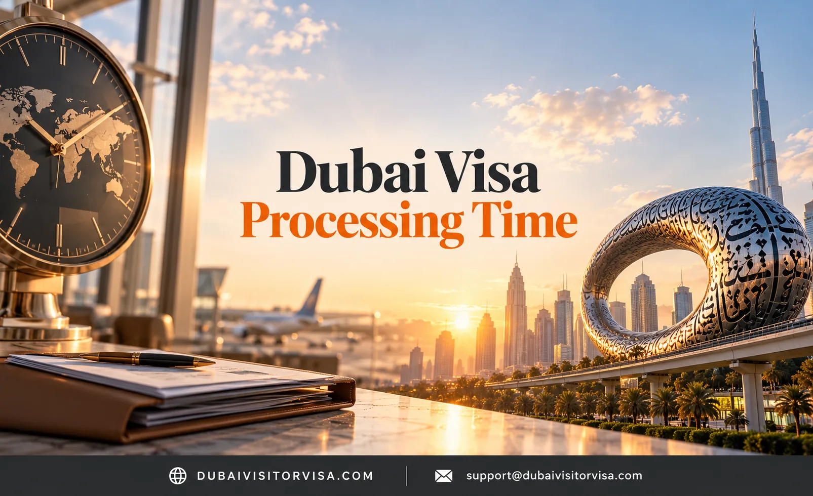 Dubai Visa Processing Time: Normal vs Express, by Visa Type
