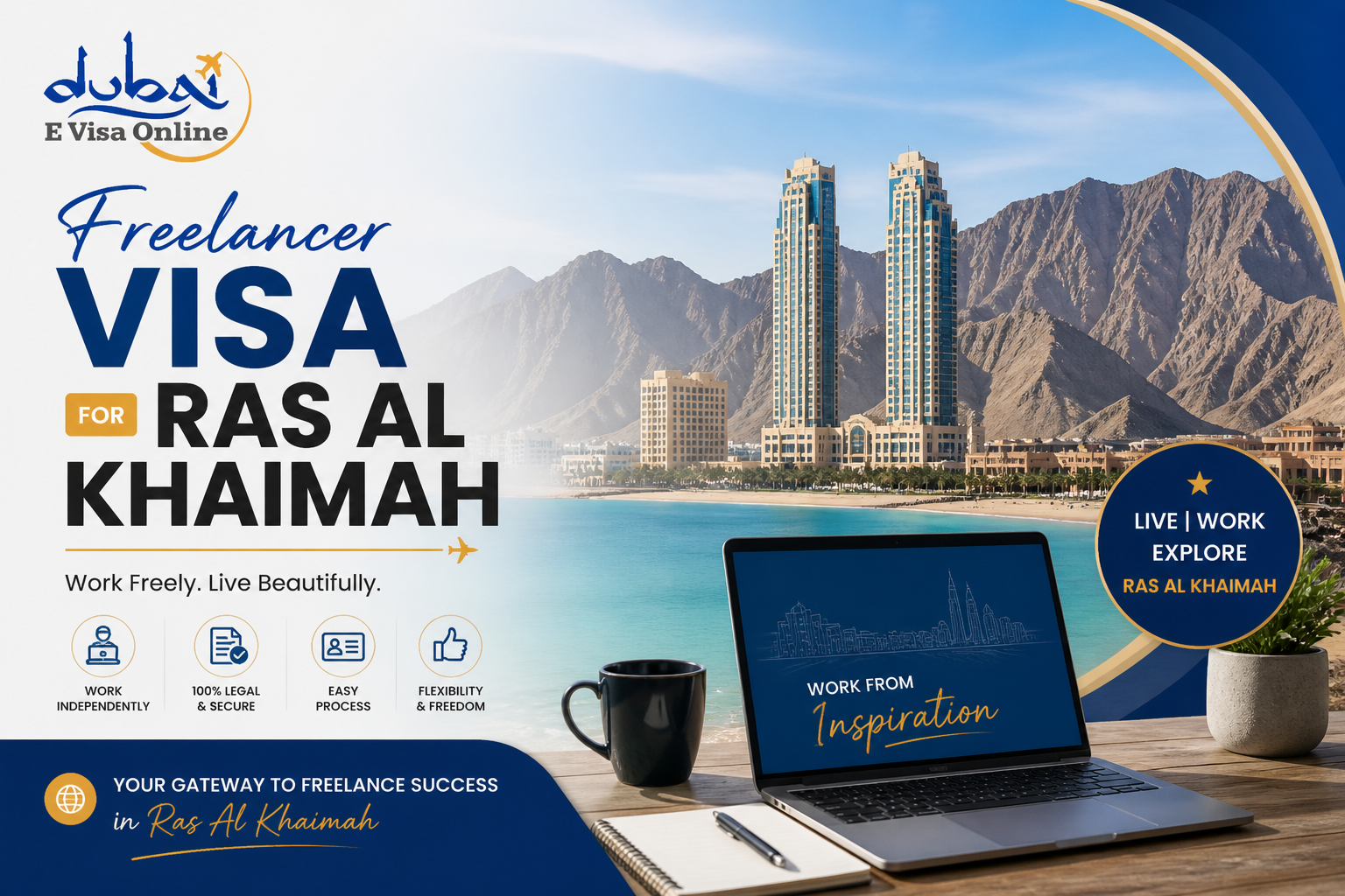 Ras Al Khaimah Freelance Visa 2026 | Cost, Requirements & Application Guide