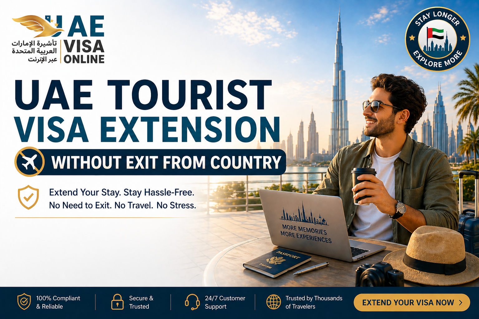 Extending Uae Tourist Visa: No Need To Leave The Country 2024