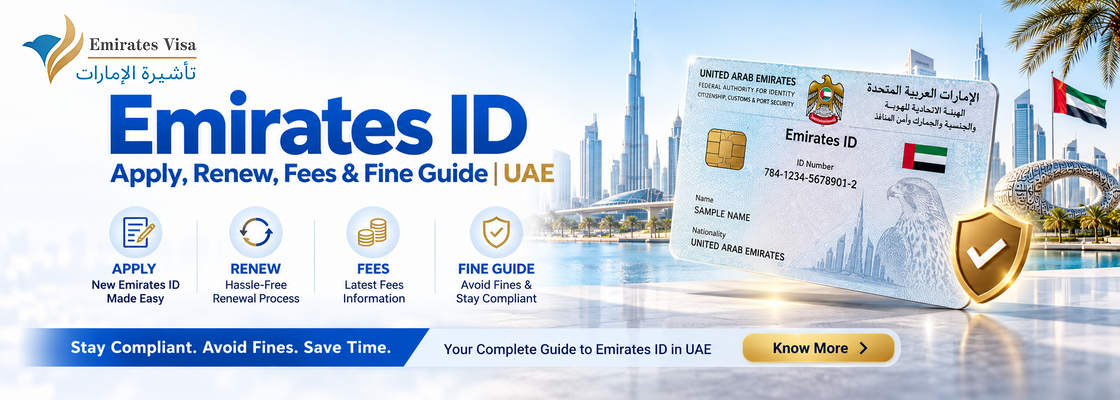 Emirates Id Application, Renewal, Fees & Fines