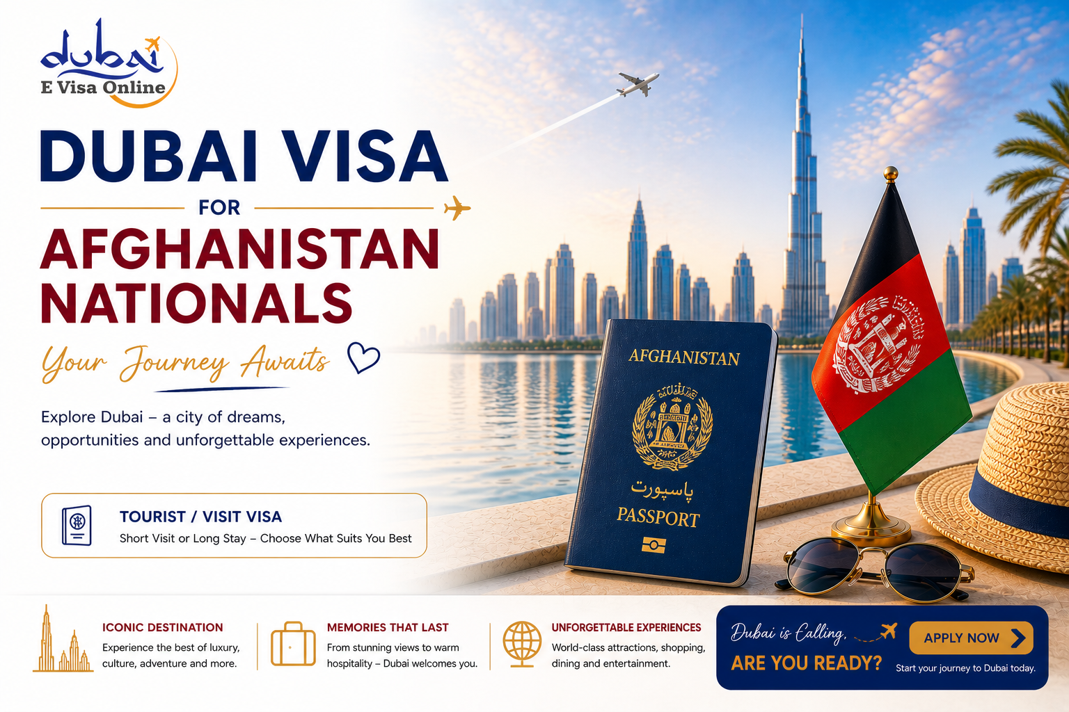 Dubai Visa for Afghanistan Nationals | Requirements, Fees & Online Application
