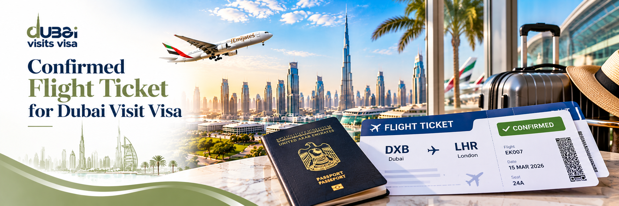 Confirmed Flight Ticket for Dubai Visit Visa - Rules & Tips